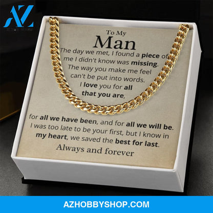 My Man, Best for Last, Cuban Link Chain