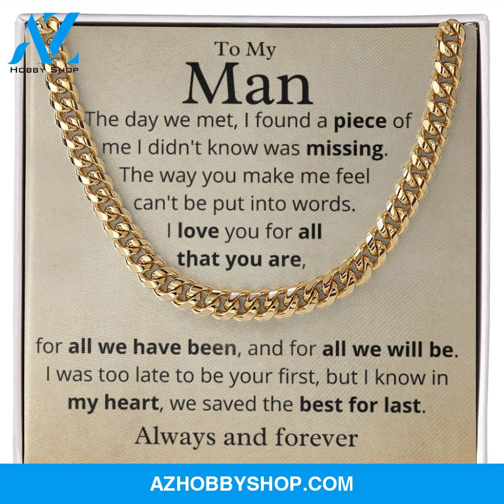 My Man, Best for Last, Cuban Link Chain