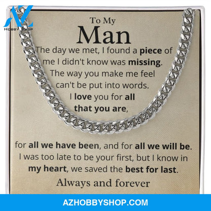 My Man, Best for Last, Cuban Link Chain