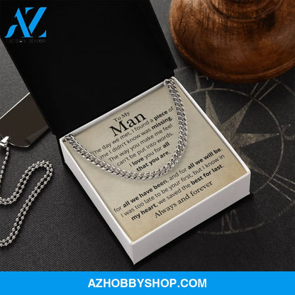 My Man, Best for Last, Cuban Link Chain