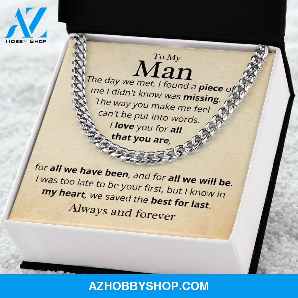 My Man, Best for Last, Cuban Link Chain