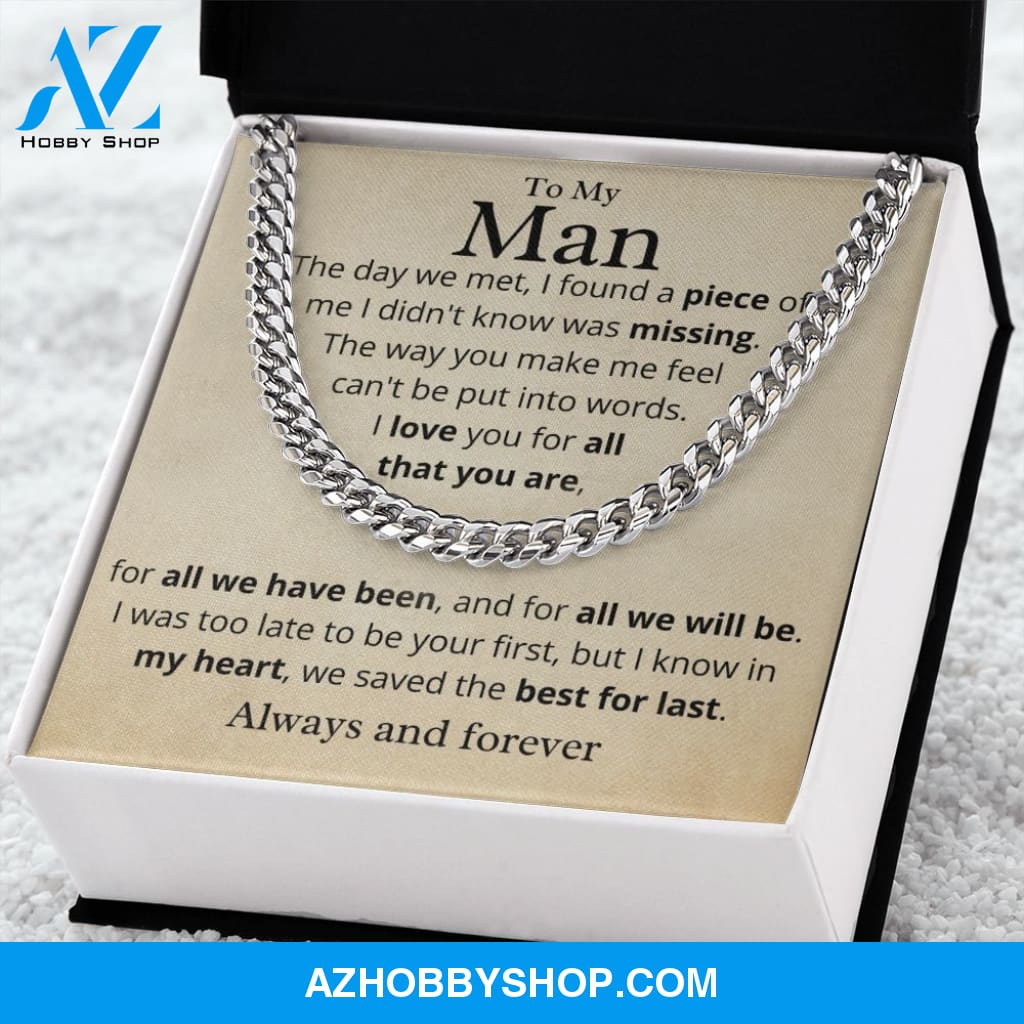 My Man, Best for Last, Cuban Link Chain