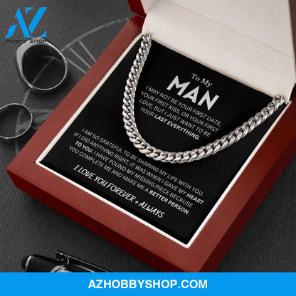 My Man - Better Person - Cuban Link Chain