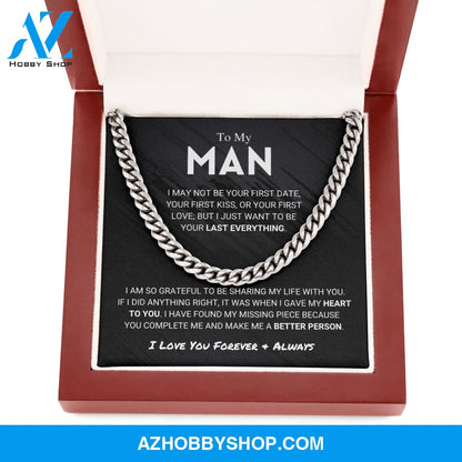 My Man - Better Person - Cuban Link Chain