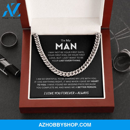 My Man - Better Person - Cuban Link Chain