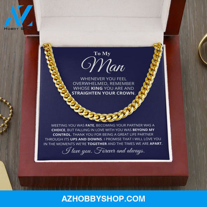 My Man - My Choice - Cuban Link Chain