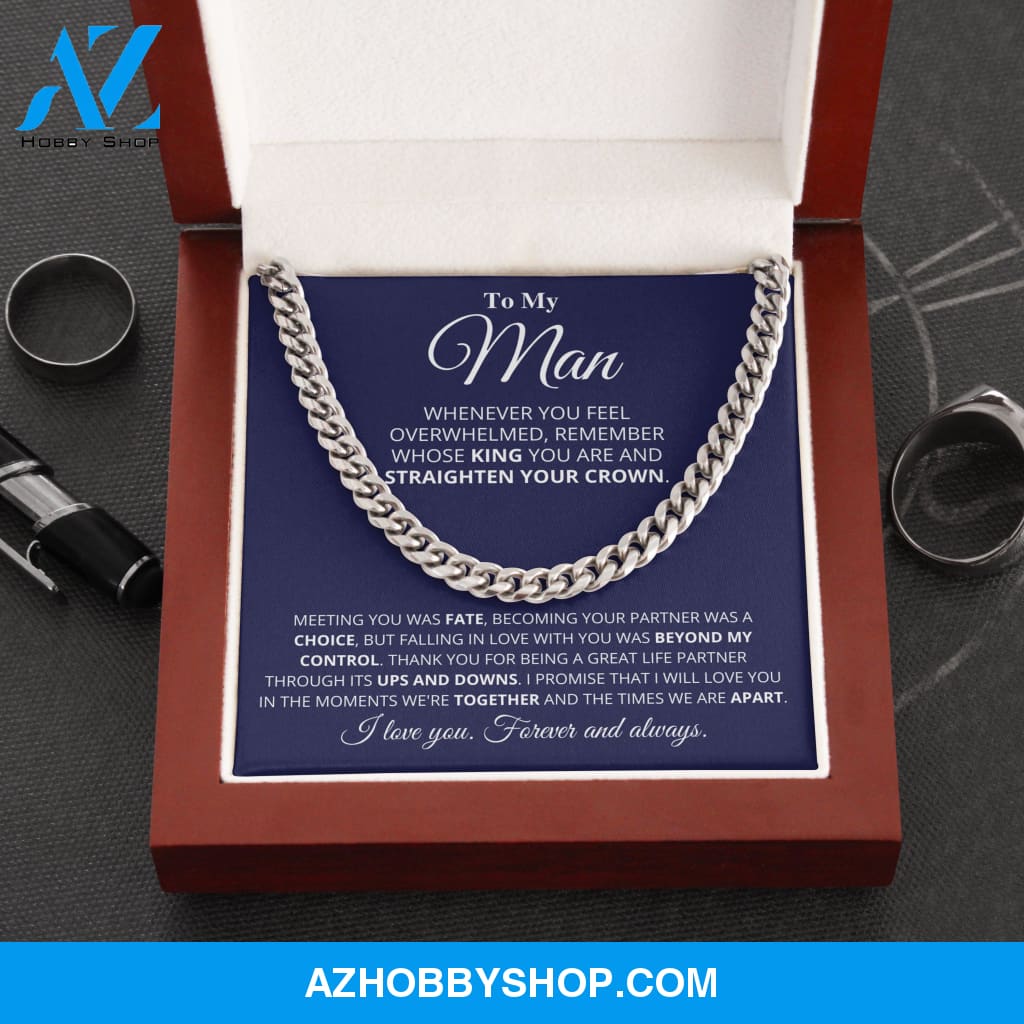 My Man - My Choice - Cuban Link Chain