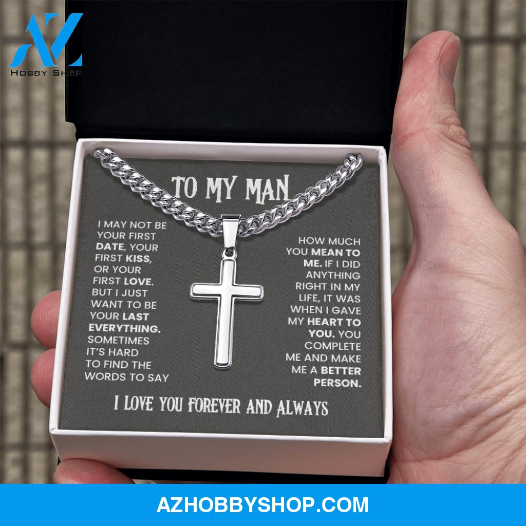 My Man - Last Everything - Cross Cuban Link Chain