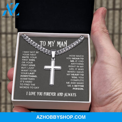 My Man - Last Everything - Cross Cuban Link Chain