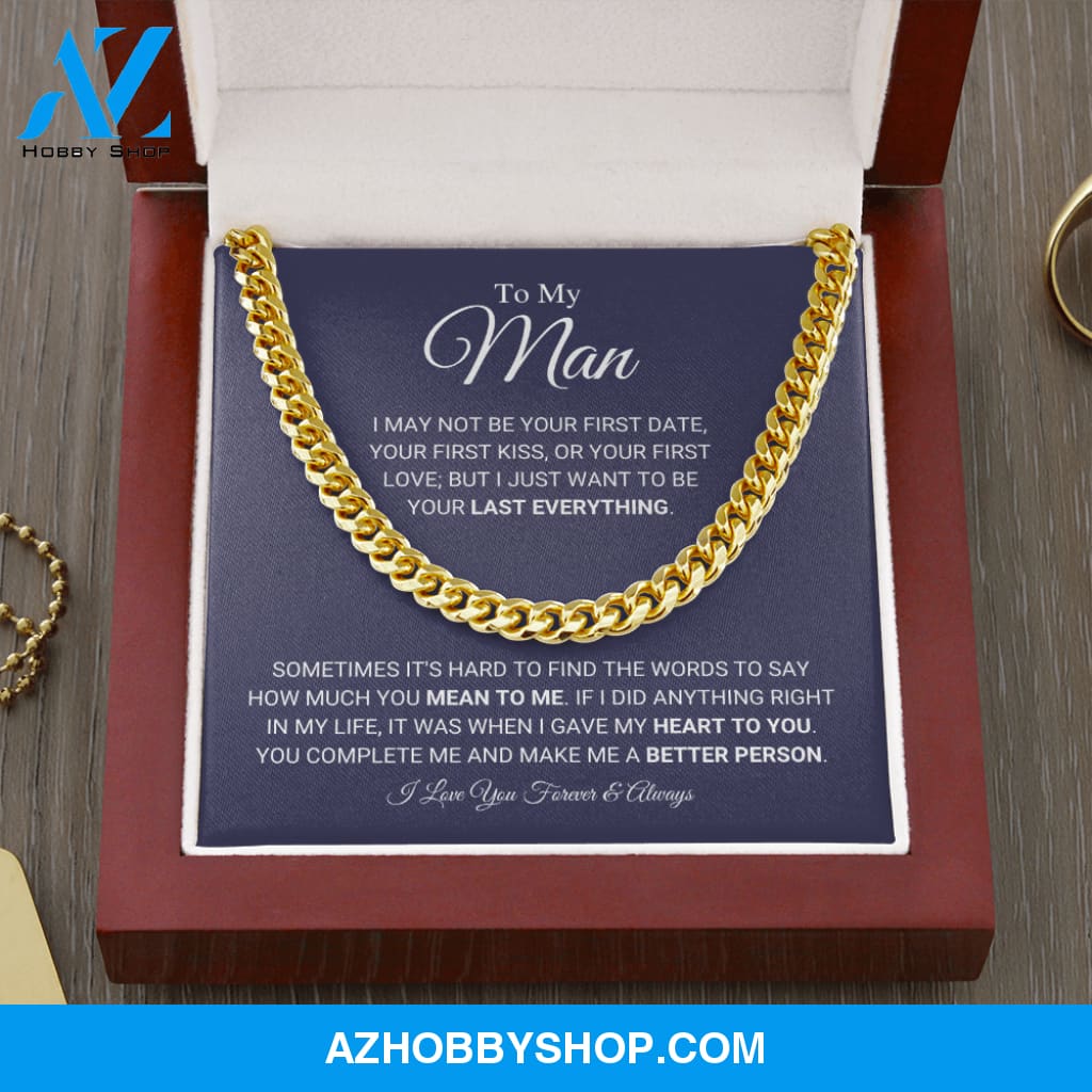 My Man - Last Everything - Cuban Link Chain