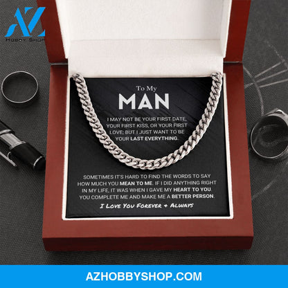 My Man - Last Everything - Cuban Link Chain