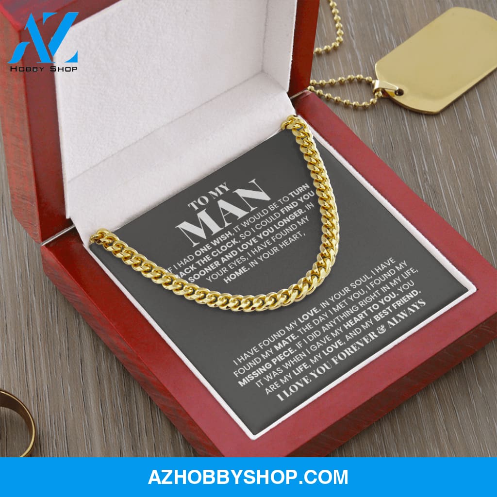 My Man - My Life - Cuban Chain Link