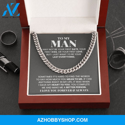 My Man - You Make Me Better Person - Cuban Link Chain