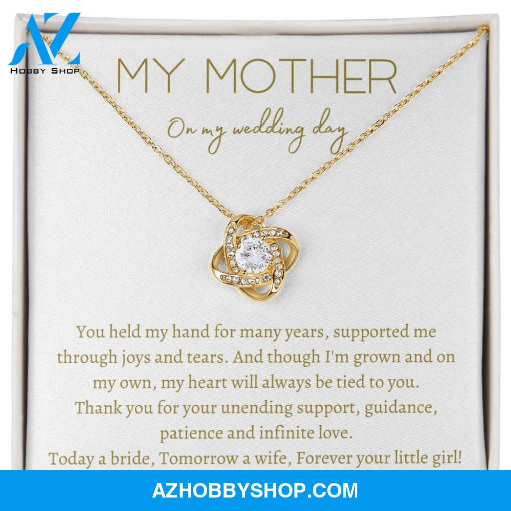My Mother-Gift for Mother on wedding day- gift for Mother Of The Bride - Gift from Daughter to Mom