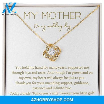 My Mother-Gift for Mother on wedding day- gift for Mother Of The Bride - Gift from Daughter to Mom