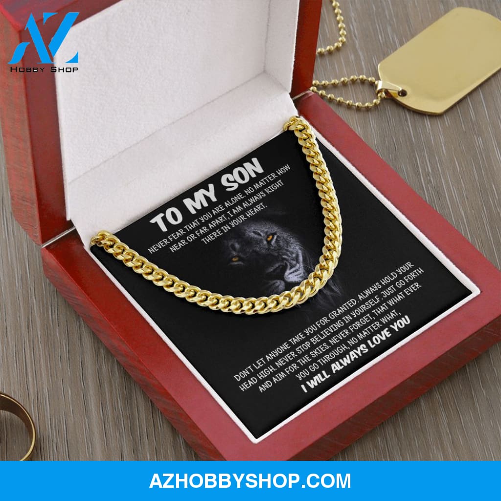 My Son | Never Fear - Cuban Link Chain