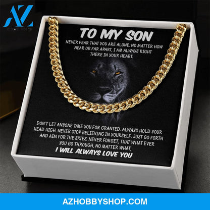 My Son | Never Fear - Cuban Link Chain