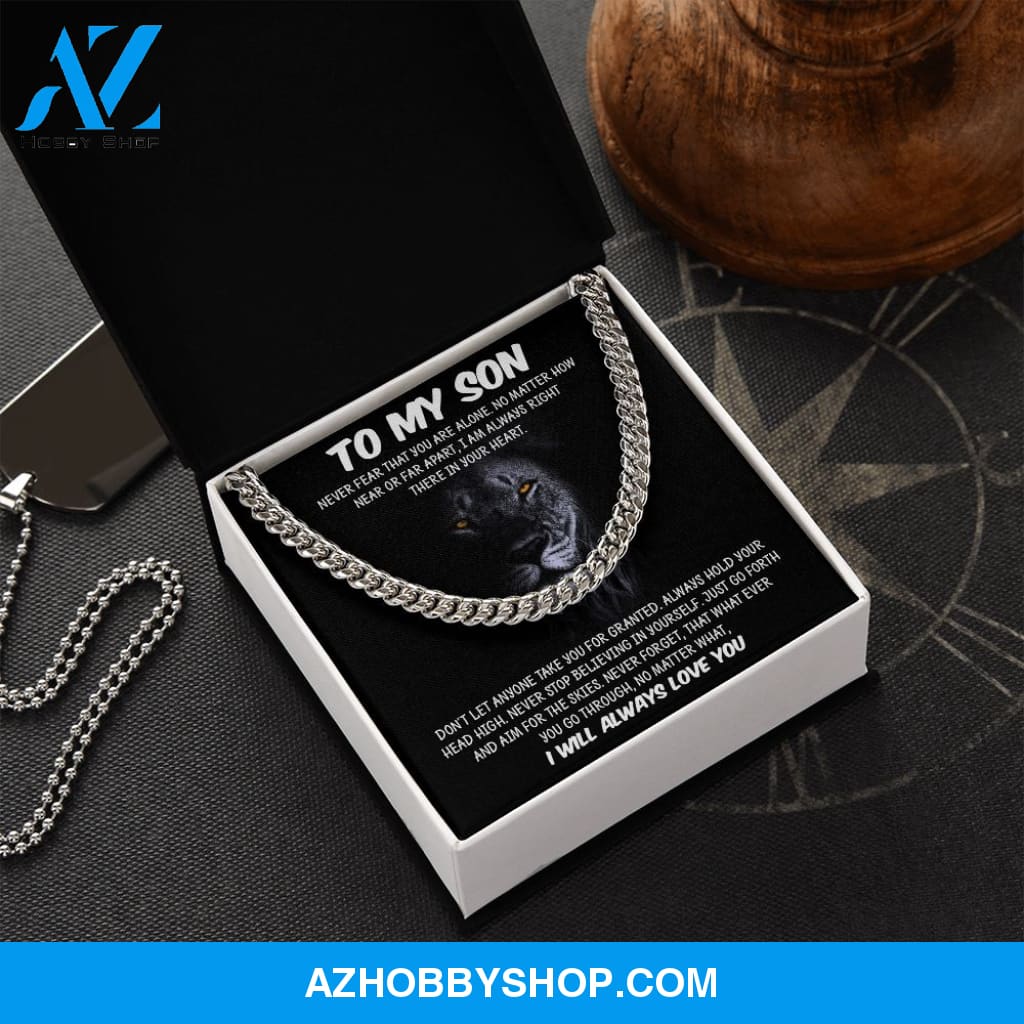 My Son | Never Fear - Cuban Link Chain