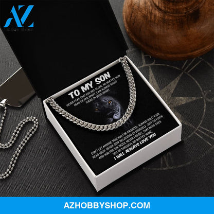 My Son | Never Fear - Cuban Link Chain