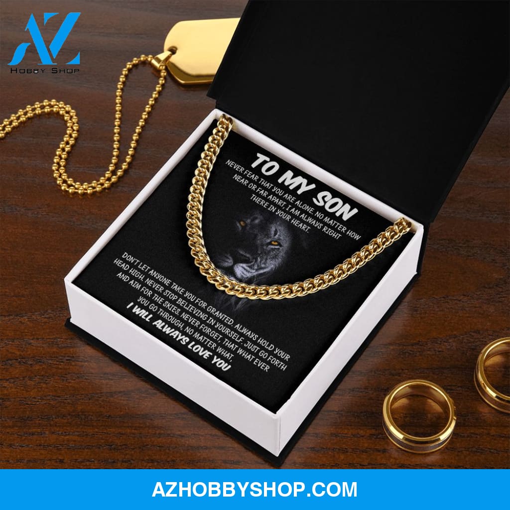 My Son | Never Fear - Cuban Link Chain