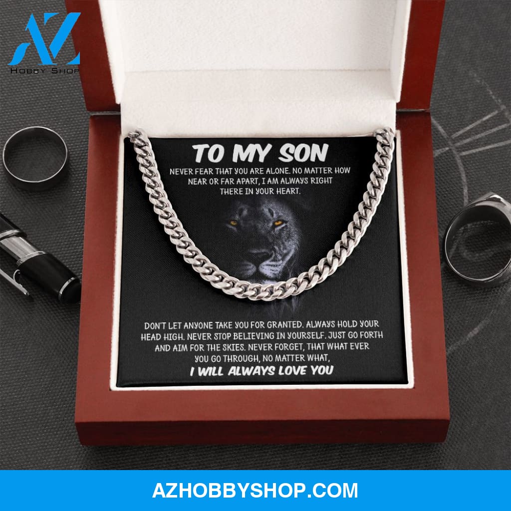 My Son | Never Fear - Cuban Link Chain