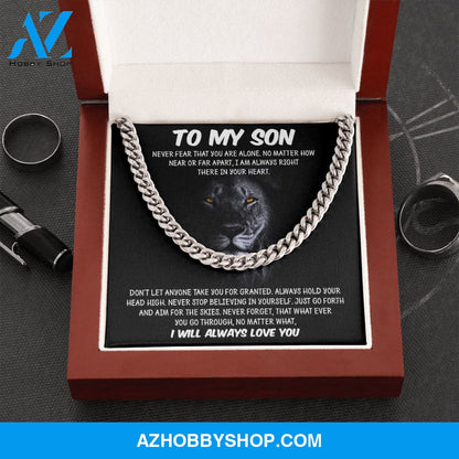 My Son | Never Fear - Cuban Link Chain