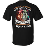 Jesus, Lion of Judah, My God's not dead, he's surely alive Back-printed Apparel