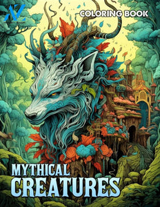 Mythical Creatures 30 Pages Printable Coloring Book