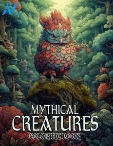 Mythical Creatures 30 Pages Printable Coloring Book