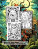 Mythical Creatures 30 Pages Printable Coloring Book