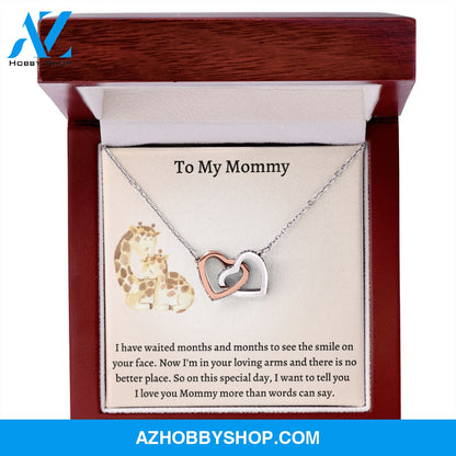 New Mom Necklace, New Mom Gift, Newborn Baby Gift For Mom, New Baby Gift, Push Present, Push Gift