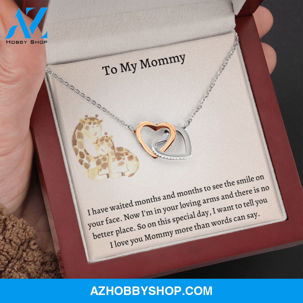New Mom Necklace, New Mom Gift, Newborn Baby Gift For Mom, New Baby Gift, Push Present, Push Gift