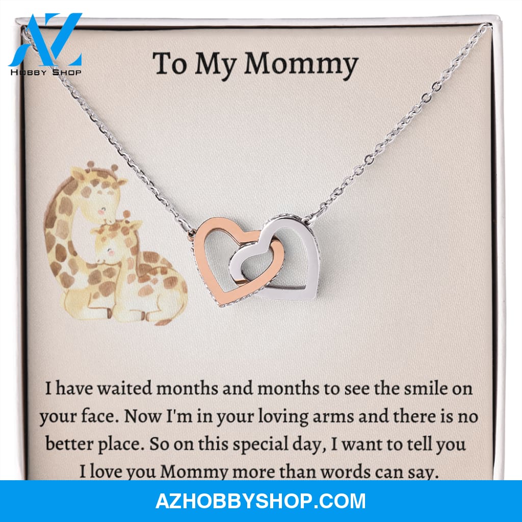 New Mom Necklace, New Mom Gift, Newborn Baby Gift For Mom, New Baby Gift, Push Present, Push Gift