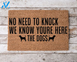 no need to knock we know your hereCustom Welcome MatPersonalized Door Mat Cheerful Gift Home Decor |
