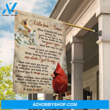 Northern cardinal, Cherry blossom, A letter from heaven, I'm right here in your heart - Heaven Flag