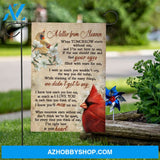 Northern cardinal, Cherry blossom, A letter from heaven, I'm right here in your heart - Heaven Flag