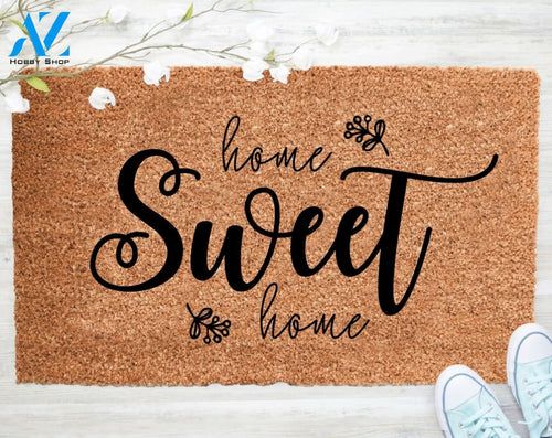 Out Doormat- Home Sweet Home Doormat Welcome Doormat Porch Decor Fall Porch Decor Coir Doormat