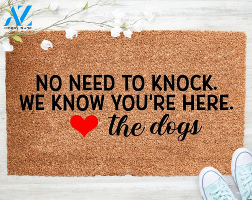Out Doormat- No Need To Knock Doormat Welcome Doormat Rug Porch Decor Fall Porch Decor Coir Doormat