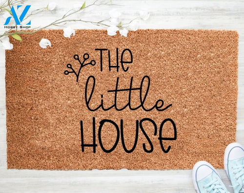 Out Doormat- The Little House Doormat Welcome Doormat Porch Decor Fall Porch Decor Coir Doormat