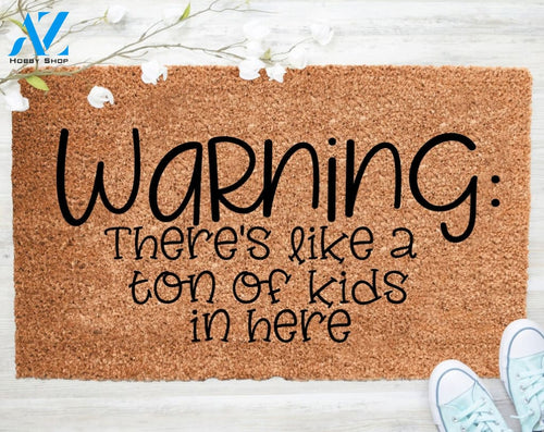 Out Doormat- Warning Doormat Welcome Doormat Porch Decor Fall Porch Decor Coir Doormat