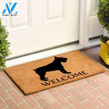 Outdoor Mat- Calloway Mills Miniature Schnauzer Dog Silhouette Doormat Home Decor