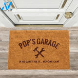 Outdoor Mat- Fathers Day Engraved Mancave No One Can Doormat Home Decor