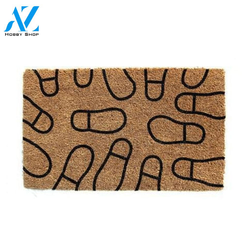 Outdoor Mat- Funny Shoe Print Cool Design Doormat Home Decor