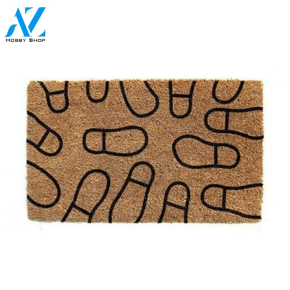 Outdoor Mat- Funny Shoe Print Cool Design Doormat Home Decor