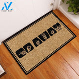 Outdoor Mat- Go Away Asl Printed Doormat Home Decor