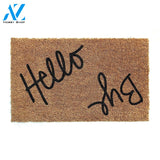 Outdoor Mat- Hello Bye Hand Drawn Design Doormat Home Decor