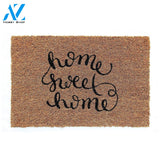 Outdoor Mat- Home Sweet Home Calligraphy Design Doormat Home Decor
