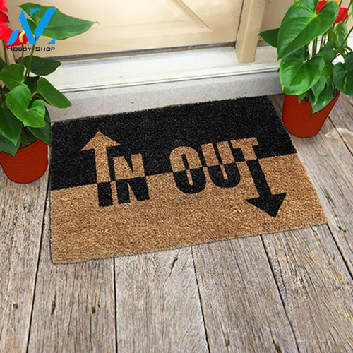 Outdoor Mat- In Out Two Direction Cool Design Doormat Home Decor