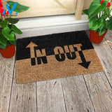 Outdoor Mat- In Out Two Direction Cool Design Doormat Home Decor