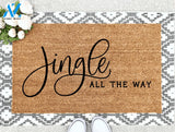 Outdoor Mat- Jingle All The Way Adorable Doormat Home Decor